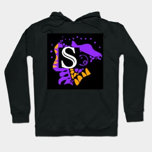 Mazipoodles Bird’s Nest - Personalized Initial Letter S Hoodie